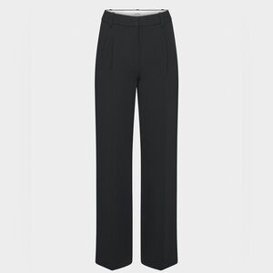 Aritzia The Effortless Pant - Crepette - Black